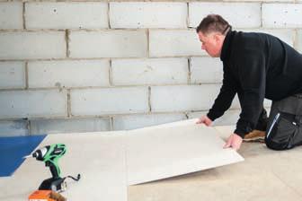 achieve a waterproof seal. Stagger the boards where possible.