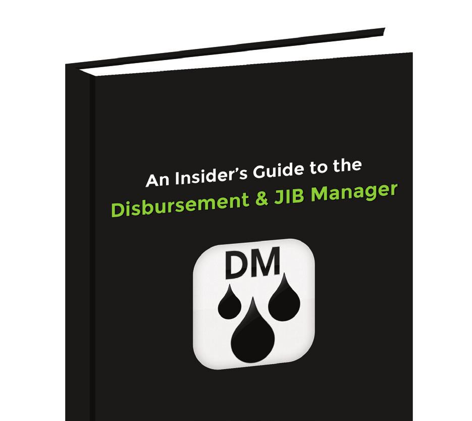 DISBURSEMENT AND JIB MANAGER YOU ONLY NEED TO HANDLE YOUR OIL AND GAS DISTRIBUTIONS If you already have your accounting figured out and ONLY want SherWare to handle your oil and gas distributions,