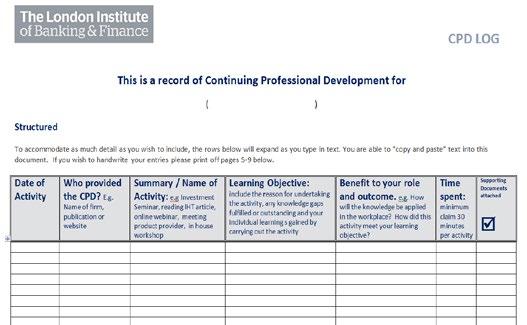 Record Keeping Downloadable CPD template If you are not a member, you might like to use our offline CPD logging template.