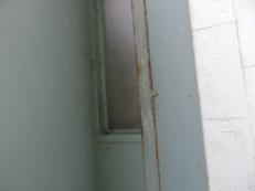 Scope: Replace metal trim, drip edge, metal door frame covers, and two (2) metal door closers.