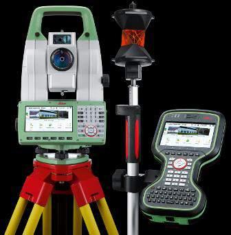 Components Leica PaveSmart Contractor Infrastructure Required 3D Sensors Total Stations 1 accuracy total station Fully robotic operation Automatic prism tracking Simple setup
