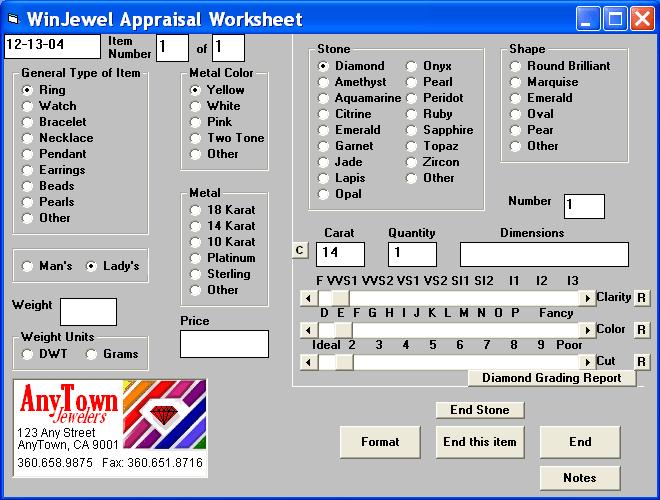 8 APPRAISALS In order to do an appraisal you must start by going to the APPR. icon. Enter the customer information using the PHONE field like with the other screens.