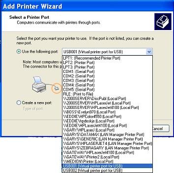 6. Highlight your printer