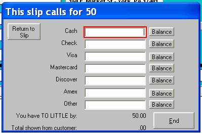 e) Note that the customer account balance has been posted below the customer name boxes. The balance does not reflect the payment you are about to make.
