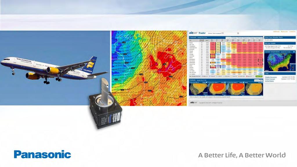 Panasonic Avionics High Accuracy Weather Forecasting