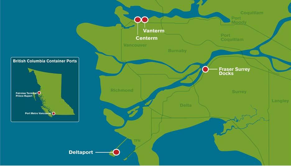 3.1 IMPROVEMENTS TO EXISTING INFRASTRUCTURE OPPORTUNITIES WITHIN PORT METRO VANCOUVER S JURISDICTION Port Metro Vancouver has worked with terminal operators to identify opportunities to provide