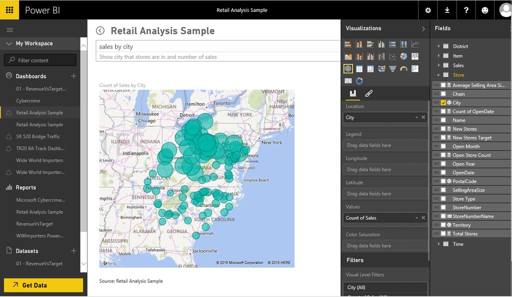 Ask questions of your data - the way you would ask a person Feature Type questions in plain language Power BI Q&A will provide the answers Q&A intelligently filters, sorts,