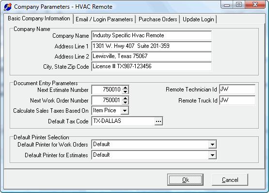 Getting Started Enter the Remote Parameters If the main menu appears, the program should be functioning properly.