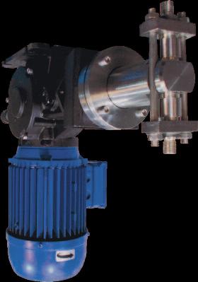 Motor driven dosing pumps 19 Spring PS2 Plunger piston dosing pumps The PS2 series piston dosing pump also offers multiple combinations of pump heads and motor power that enables it to adapt to a