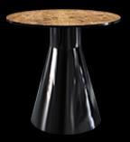 Image Museu B G3011 Dining table with base in resin reinforced with