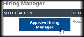 New Vacancy Approval When a new vacancy is created, the Vacancy Approval process routes the request for approval to the Assigned Approver.