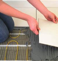 5 Installing the AmberMat Step-by-step guide continued Fitting/Final Measurement The mat can now be covered in one of two methods: CONCRETE AND WOODEN FLOORS USING FLEXIBLE TILE ADHESIVES Working