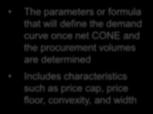 characteristics such as price cap, price floor, convexity, and width Why are we doing it this way?