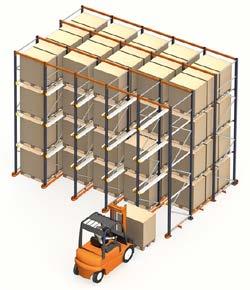 Calculation principles Racking stability The racking bays must provide guaranteed crosswise and lengthwise stability.