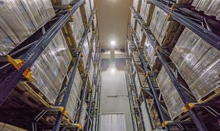 Cold-storage chambers with a drive-in system This storage system is