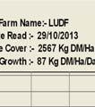 5kg DM silage per cow/day this week.