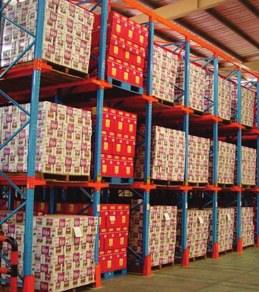 SCI DRIVE IN & DRIVE-THROUGH RACKING Drive-In pallet racking allows you to store number of pallets in depth similar to block stackingit allows product of a single SKU to be stored in the same lane.