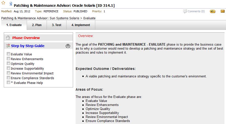 Patching and Maintenance Advisors Plan and execute a viable patching and