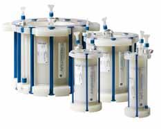 After the completion of a purification task, columns and flow kits can either be disposed or exchanged for reuse. Replacing flow paths between projects is simple, with a downtime of less than 1 h.