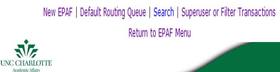 Default Routing Queue A Default Routing Queue allows the user to customize the routing queue for every type of EPAF that they create.