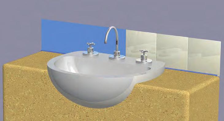 3.1.4 WET AREAS USING PLASTERBOARD Installation Definitions and Wet Area Requirements Definitions WATERPROOF MEMBRANE s are a layer of material impervious to water that are usually liquid applied.