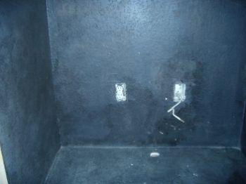 8. Smoke Detectors Missing cover plate in TV recess.