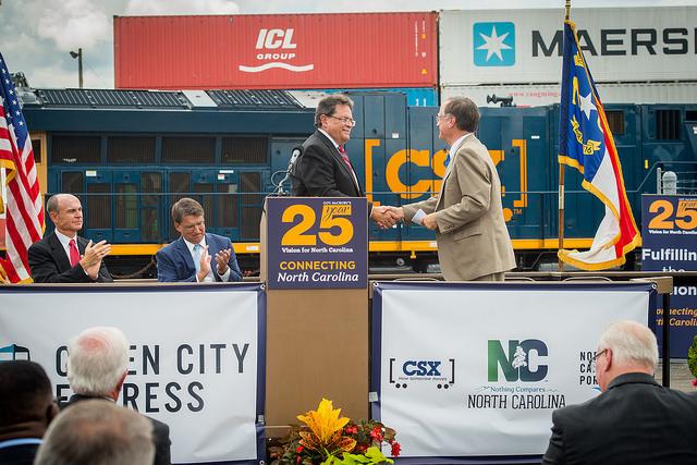 Intermodal Access to the Port of Wilmington NCDOT is working with NC Ports on Queen City Express and potential future expansion for Wilmington intermodal traffic in Charlotte Service begins in 2017