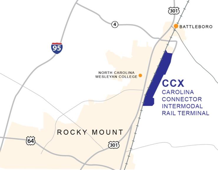 The Rocky Mount Site Fits the Need Great road connections I-95 and US-64 (Future I-87) Excellent seaport connections Wilmington and others Opportunity for logistics-related development in immediate