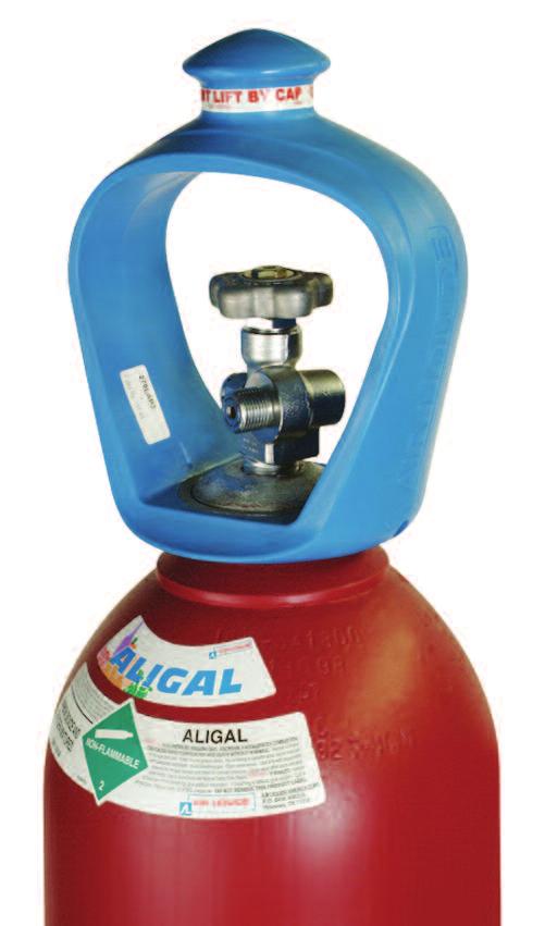 ALIGAL cylinders are dedicated for use ONLY in the food industry.