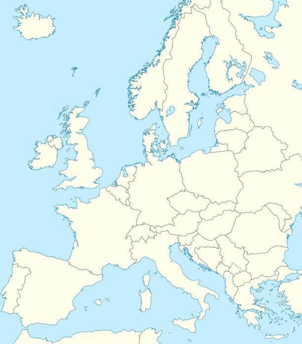 Western and Central Europe Norway Denmark United Kingdom Ireland Netherlands Belgium Germany France the largest region with 22 National