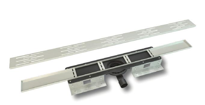 Solid Floor 13 Grill Length All Inline Floor Drains are supplied with a 660mm drain body/trough. All lengths of grill are then fitted onto this trough.