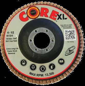 performs any wheel for the price Type 27 flat profile discs can be used at any angle due to their thickness Contaminant-free for stainless steel applications M S Ferrous Metals (iron, steel, welds,