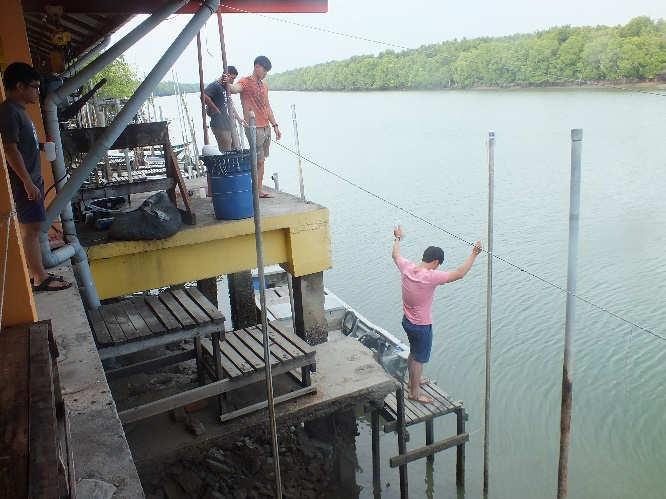 Field Works and Site Visits Practical works for plankton collection at Sepang River and Tasik