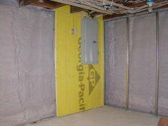Spray foam basement insulation Open cell