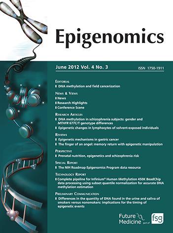 MEDLINE-indexed journals for the post-genomic era Epigenomics MEDLINE-indexed Impact Factor: 5.