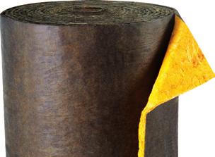 Quietflex Brand Textile Duct Liner is used as a lining for sheet metal ducts in HVAC systems to enhance environmental quality by absorbing unwanted noise within the duct and increasing indoor comfort