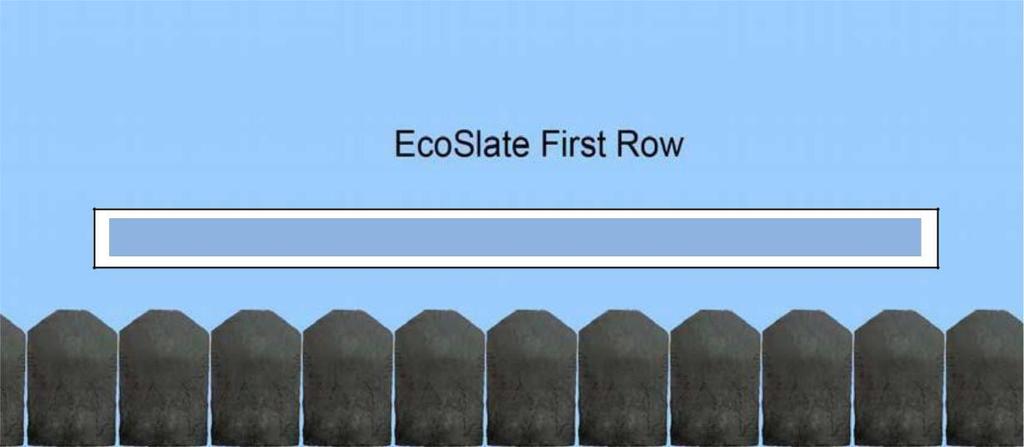 Flashing: Eco Slates can be used on valleys, ridges and as under flashings (soakers).