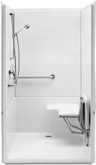 ACCESSIBLE SHOWER SIZES 36 Transfer Showers Available in acrylic and gelcoat Seamless and sectional options Flange
