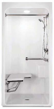 36 TRANSFER SHOWERS 2 1 4 1 2 3 4 5 Available in Acrylic and Gelcoat Finishes