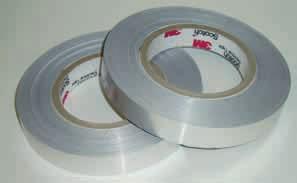 acrylic adhesive and is supplied on a removable liner for easy handling and die cutting.