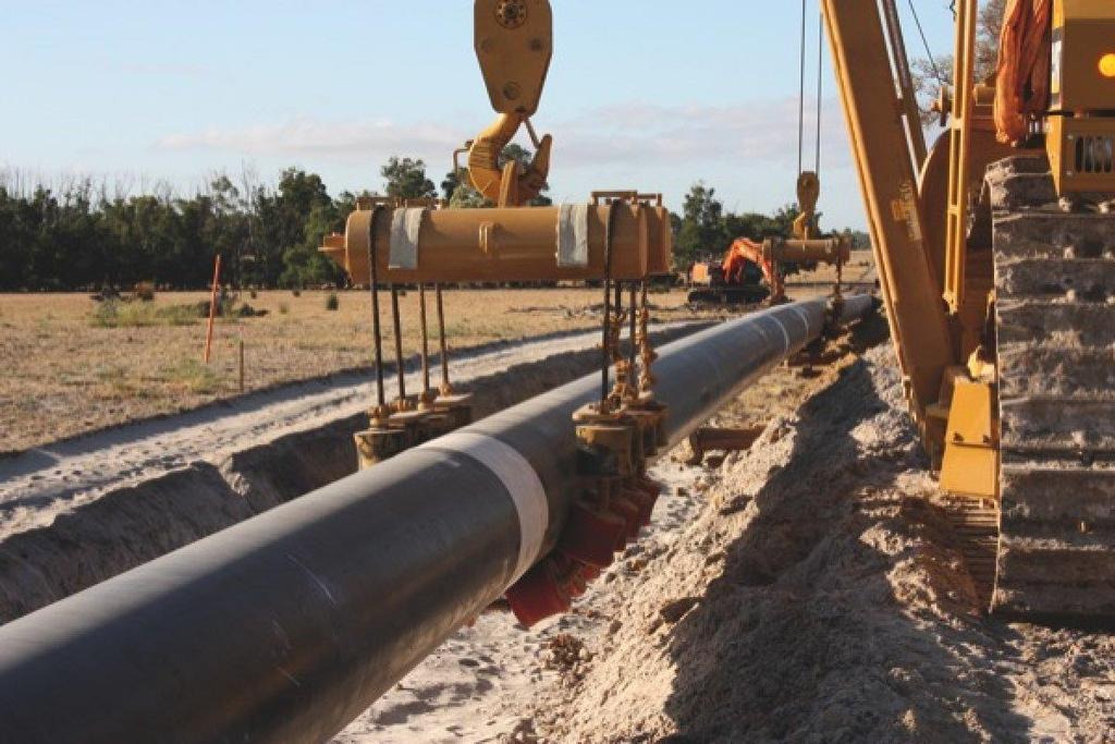 WA to east coast pipeline Very long lead time Large distances, remote routing Logistics