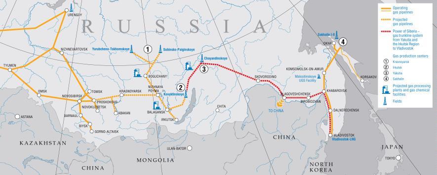 WA to east coast pipeline Technical analogues: Nabucco pipeline Azerbaijan to