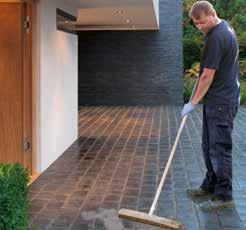 Installing a driveway on a sand screed with Driveway ing Compound Installing
