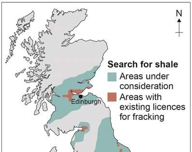 Figure 8 Figure 9 Fracking or fracturing uses high-pressure water mixed with chemicals to shatter shale