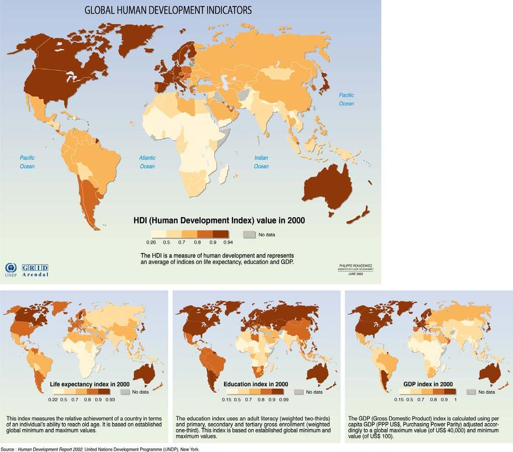 Indicators of poverty http://maps.grida.