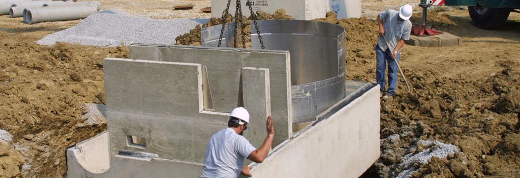 Structurally sound and watertight when manufactured to industry quality standards, precast concrete onsite wastewater systems outperform and outlast systems comprised of other materials.