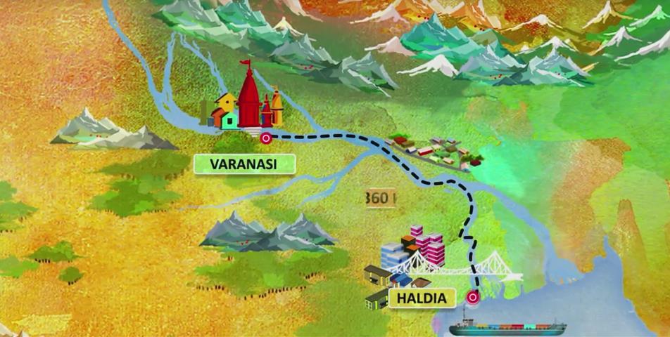 2. Freight Corridors As A Global Trend India Jal Marg Vikas Project, National Waterway No.