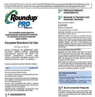 Read herbicide labels and Material Safety Data Sheets [MSDS sheets (the list of suggested readings provides a website where you can obtain these materials)].