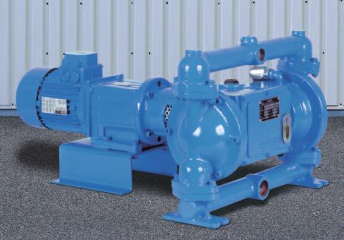 The ABEL EM is a mechanically driven diaphragm pump that is highly energy efficient, because the drive does not require expensive compressed air.