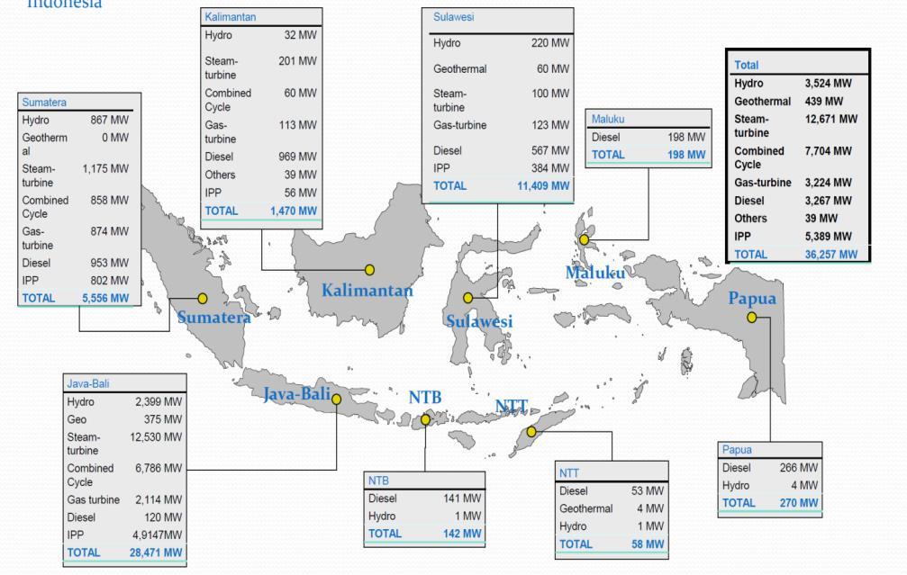 New markets for LNG can even take higher LNG prices if necessary the key is flexibility and lower volumes Indonesia There is about 2,000 MW of effective dieselfired power plants outside the island of